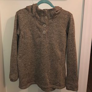 Ladies Columbia Hooded Pullover Sweater Large